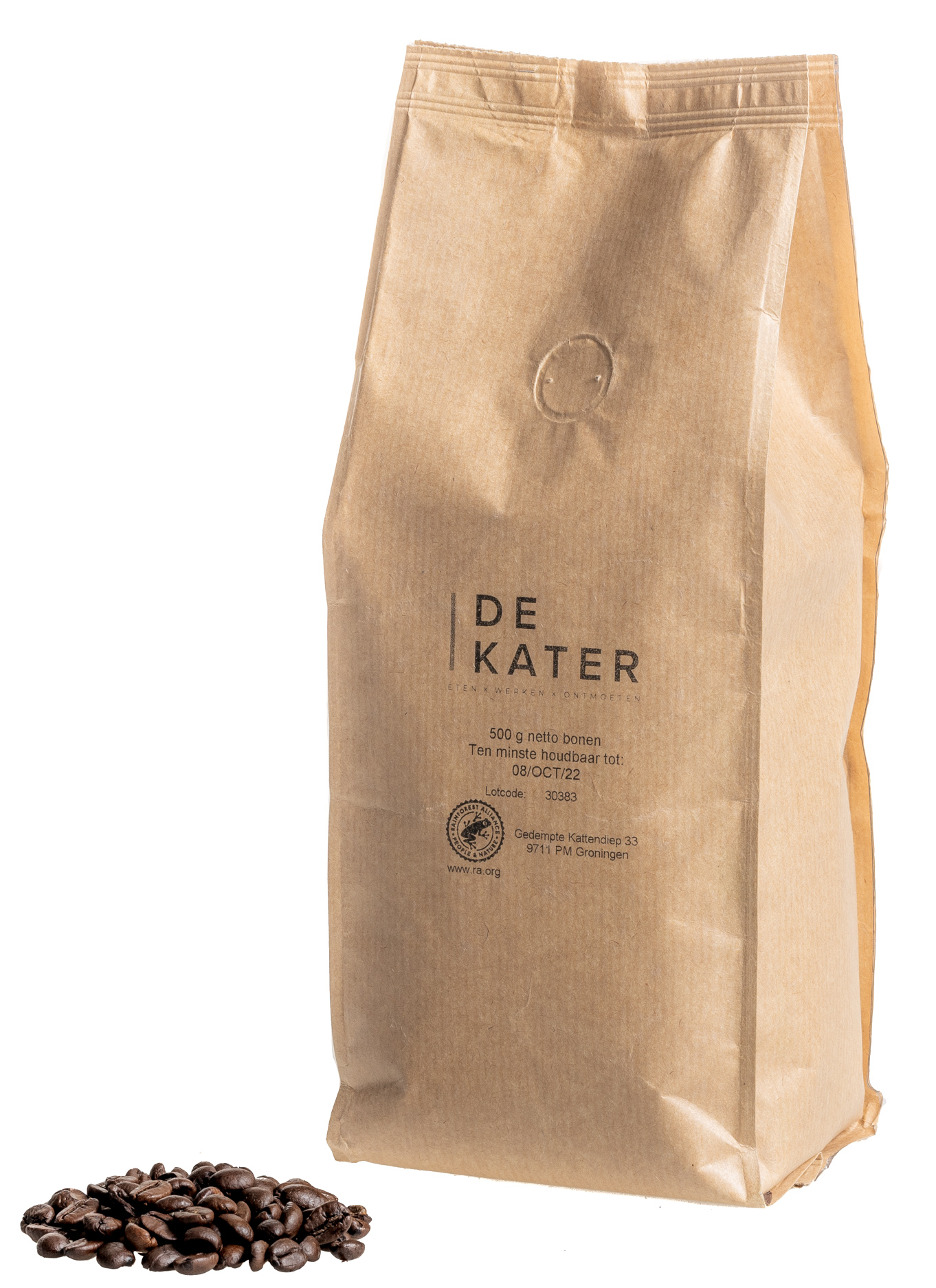 De Kater Koffiebonen 500 gram De Kater Koffiebonen 500 gram