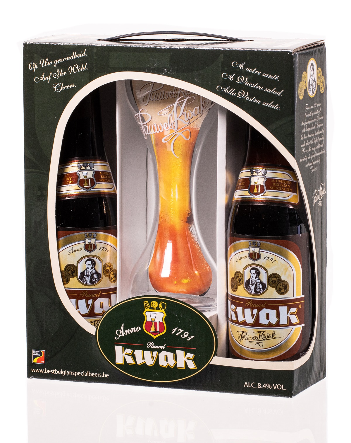 Pauwel Kwak Bierpakket 2 x 33 cl + Glas Pauwel Kwak Bierpakket 2 x 33 cl + Glas