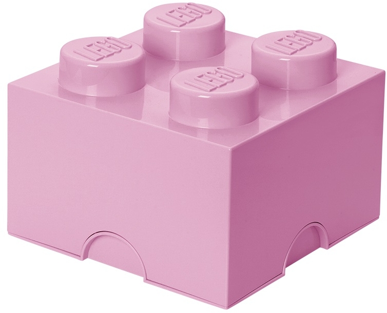 LEGO® Opbergbox Licht Roze 25 x 25 x 18 cm LEGO® Opbergbox Licht Roze 25 x 25 x 18 cm