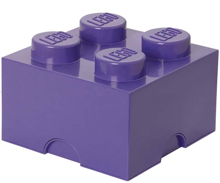 Lego Opbergbox Paars 25 X 25 X 18 lego kopen in de aanbieding