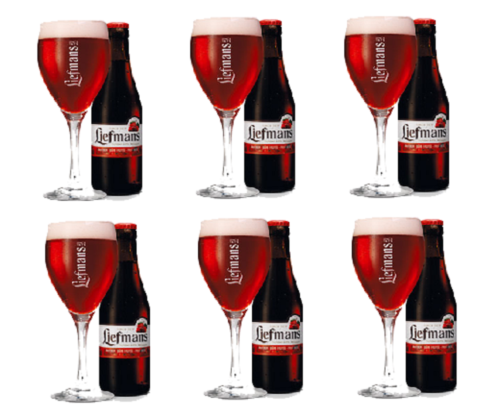 Liefmans Bierglazen Op Voet 25 cl - 6 Stuks Liefmans Bierglazen Op Voet 25 cl - 6 Stuks