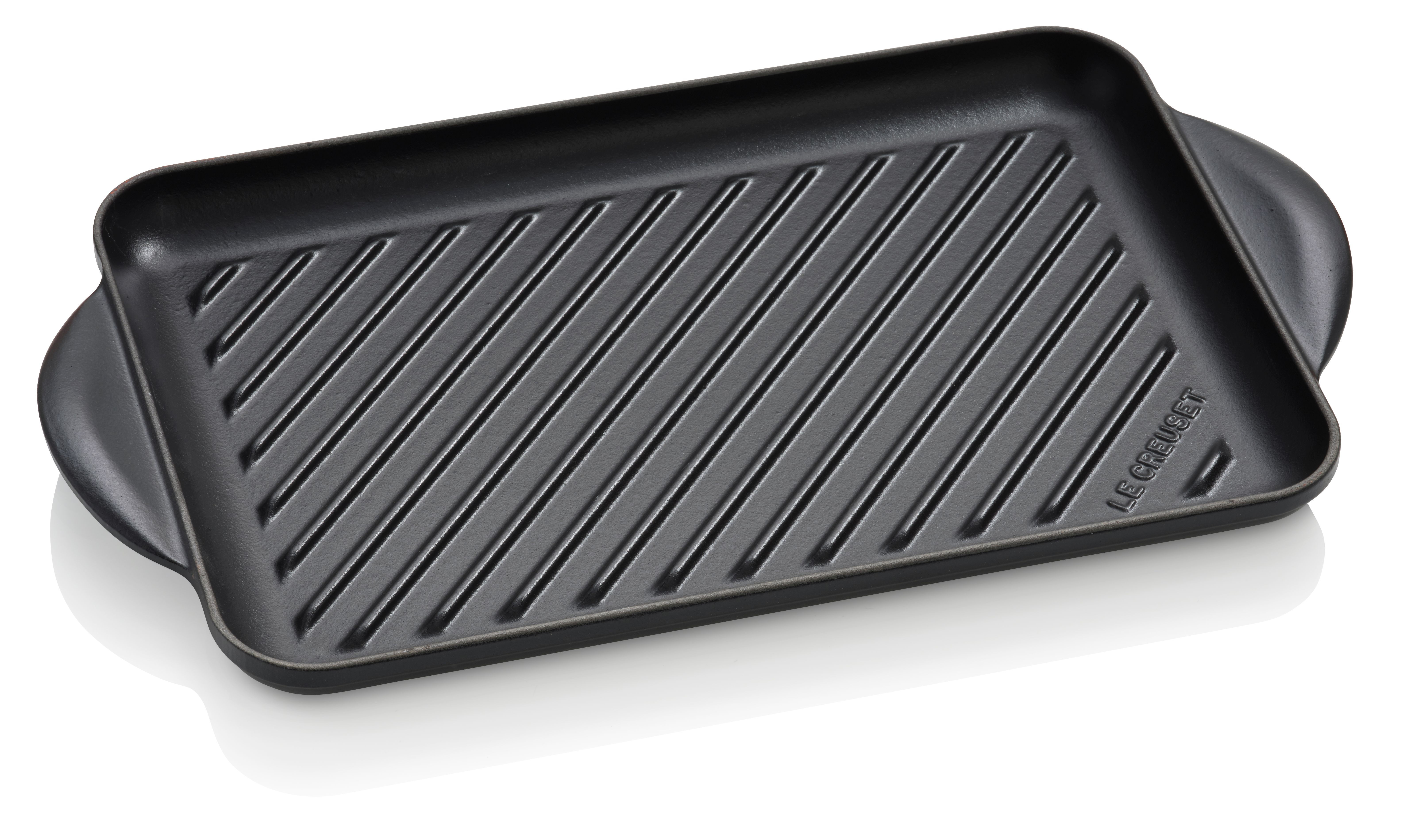 Le Creuset Grillplaat Tradition Rechthoekig Mat Zwart 32 x 22 cm