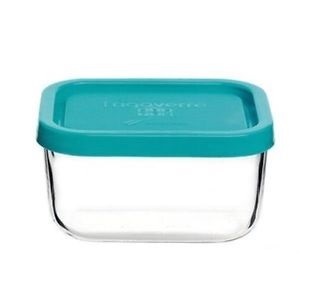 Bormioli Vershoudbakje Frigoverre Blauw 15x15x7cm Bormioli Vershoudbakje Frigoverre Blauw 15x15x7cm