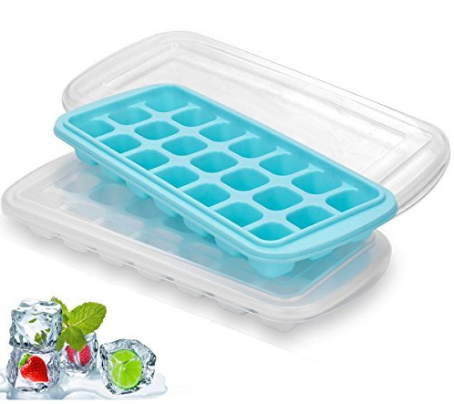 Sareva Ijsblokjeshouder Blauw 21 Stuks sareva kopen in de aanbieding