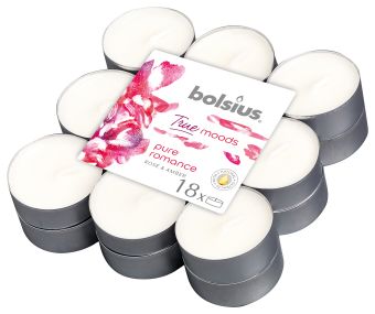 Bolsius Theelichten True Moods Pure Romance 18 Stuks Bolsius Theelichten True Moods Pure Romance 18 Stuks