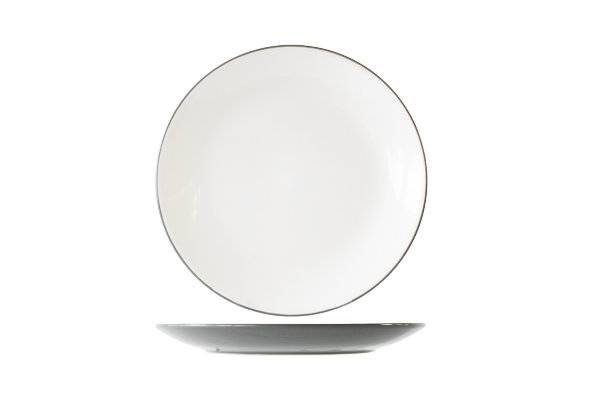 Cosy & Trendy Dessertbord Vince Grijs Ø 21 cm Cosy & Trendy Dessertbord Vince Grijs Ø 21 cm