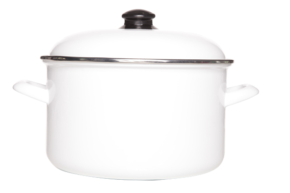Cosy & Trendy Emaille Braadpan Wit Ø 24 cm