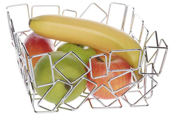 Cosy & Trendy Fruitmand Recta RVS Cosy & Trendy Fruitmand Recta RVS