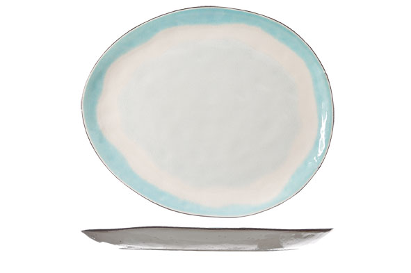 Cosy & Trendy Dinerbord Malibu 27.5 x 23 cm Cosy & Trendy Dinerbord Malibu 27.5 x 23 cm