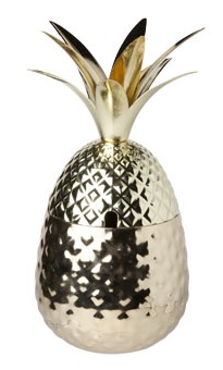 Cosy & Trendy Drinkbeker Ananas Goud 80 cl Cosy & Trendy Drinkbeker Ananas Goud 80 cl