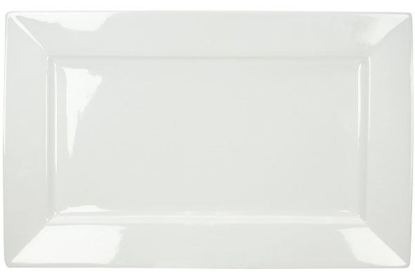 Cosy & Trendy Plat Bord Rechthoek Napoli White 35 x 22 cm Cosy & Trendy Plat Bord Rechthoek Napoli White 35 x 22 cm