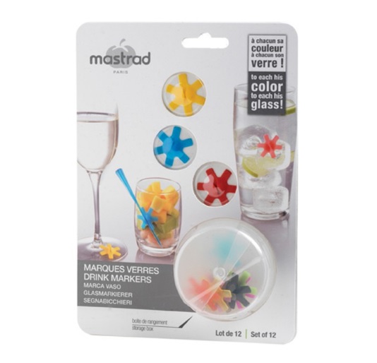 Mastrad Glasmarkeerders 12 Stuks mastrad kopen in de aanbieding