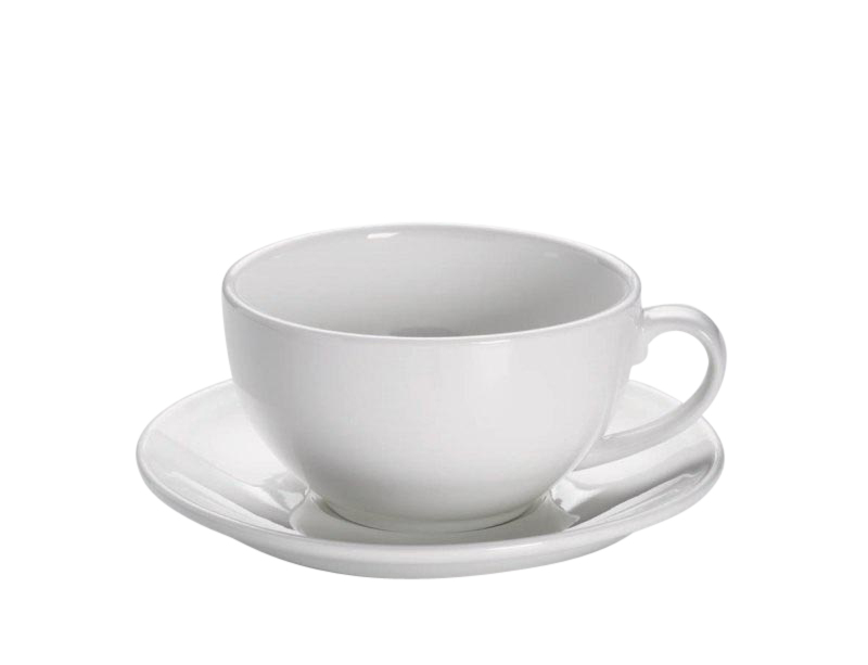 Maxwell & Williams Cappuccino Kop En Schotel White Basics Round Maxwell & Williams Cappuccino Kop En Schotel White Basics Round