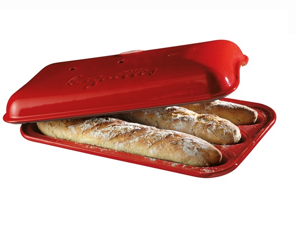 Emile Henry Broodbakvorm Baguettes 39x24cm - Grand Cru Emile Henry Broodbakvorm Baguettes 39x24cm - Grand Cru