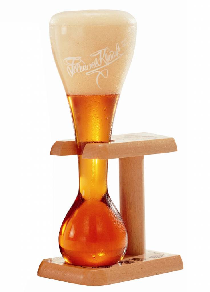 Pauwel Kwak Bierglas 330 ml + Houder