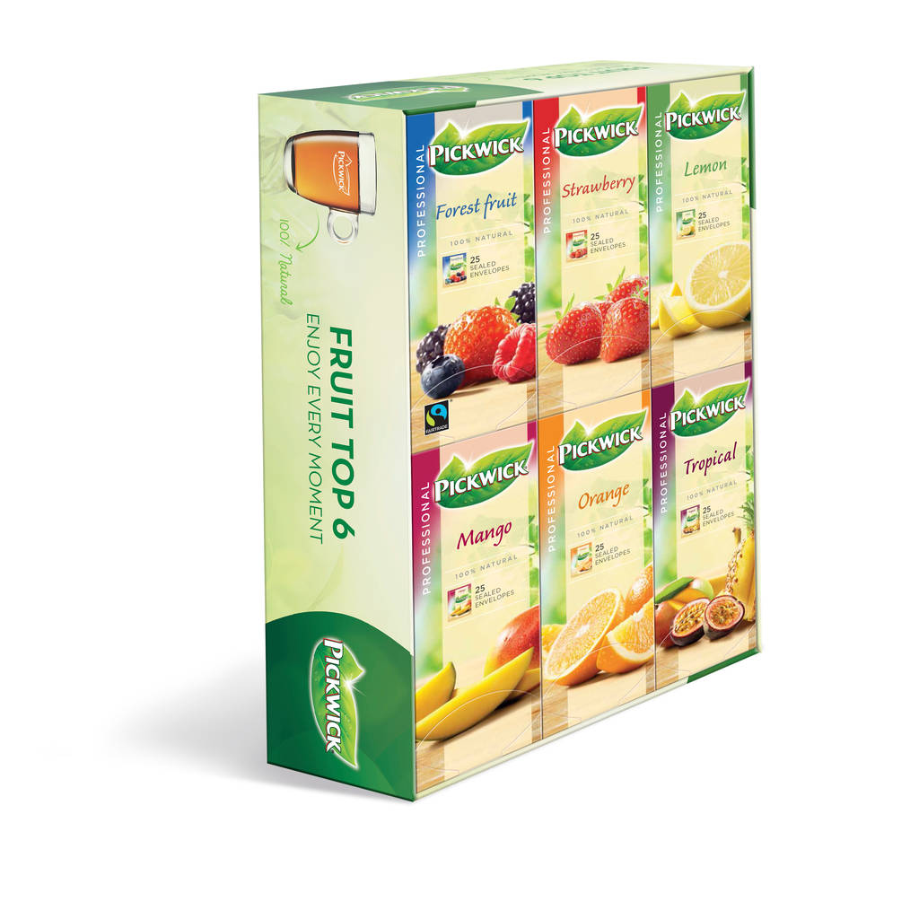 Pickwick Thee Top 6 Fruit 150 Theezakjes pickwick kopen in de aanbieding