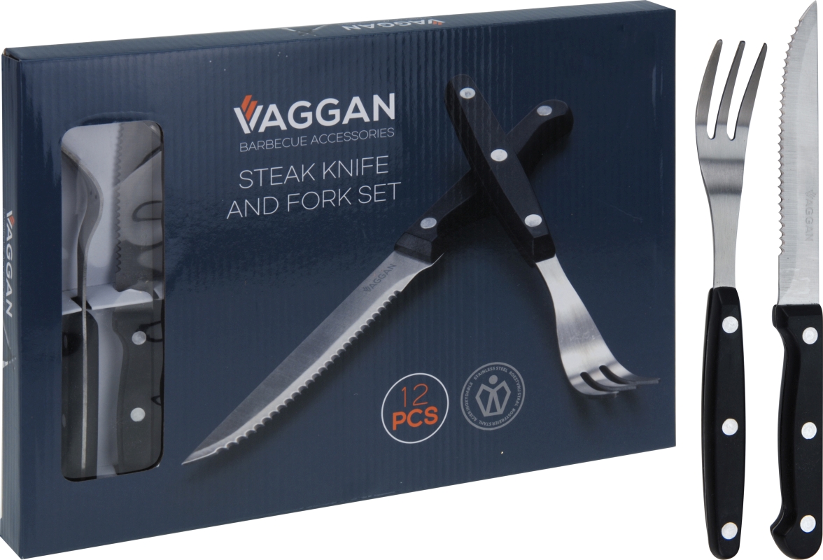 Vaggan Bestekset Steakmes En Vork 12 Delig vaggan kopen in de aanbieding Vaggan Bestekset Steakmes En Vork 12 Delig vaggan kopen in de aanbieding